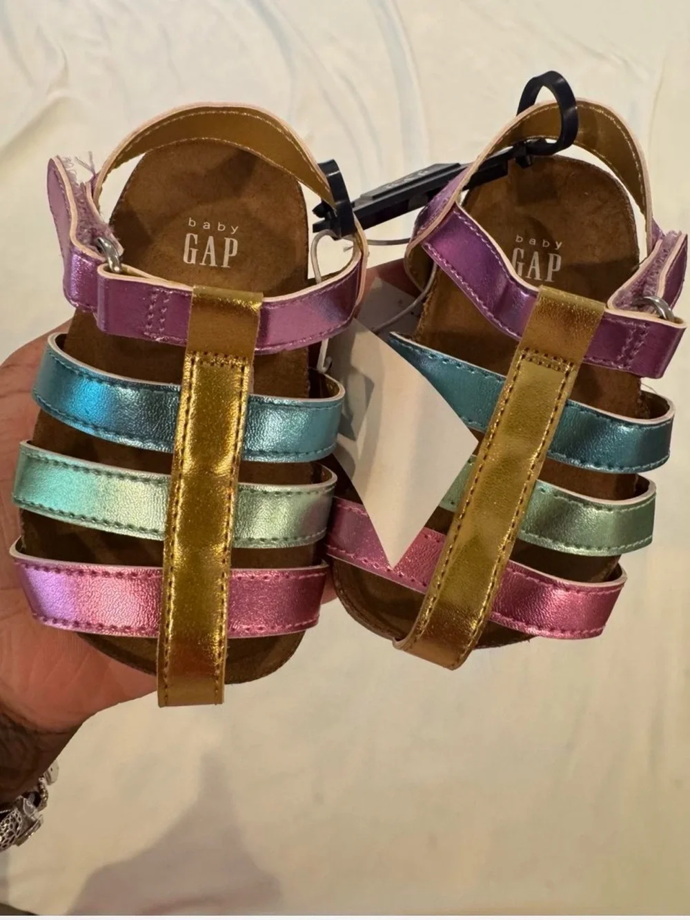 Old Navy Navy Blue Double-Buckle Kids Sandals
